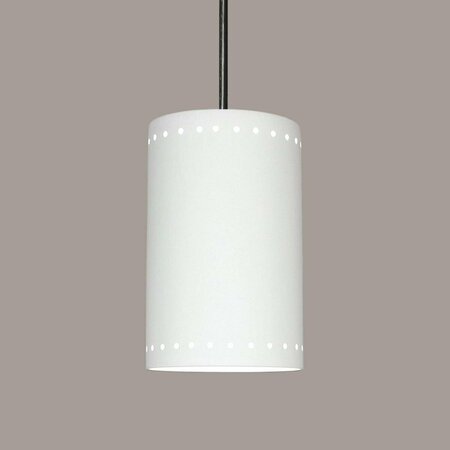 A19 LIGHTING Delos Pendant, Bisque P205-BCC-1LEDE26